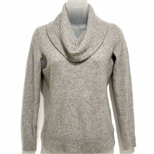 Antonio Melani cashmere, cowl neck gray sweater. Size small.